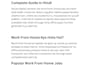 write write SEO optimized hindi blog posts and articles